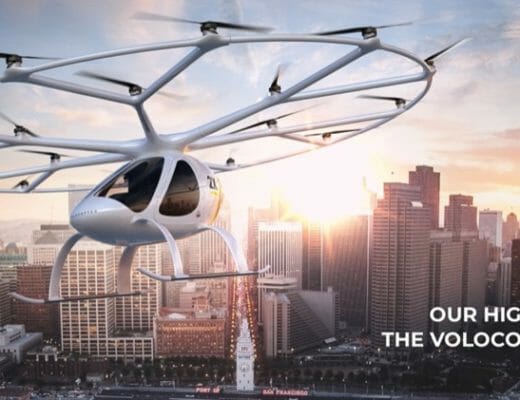 Volocopter – A Human Carrying Drone For Air Taxi’s in Urban Cities