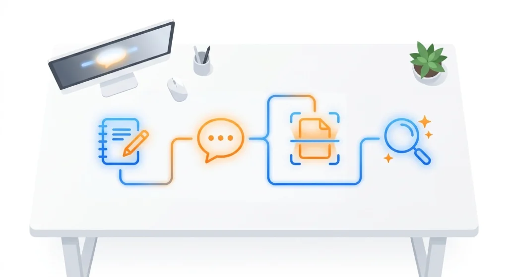 Using multiple AI services to create easy learning workflows