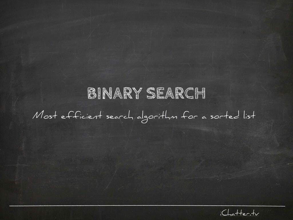 Binary Search Algorithm