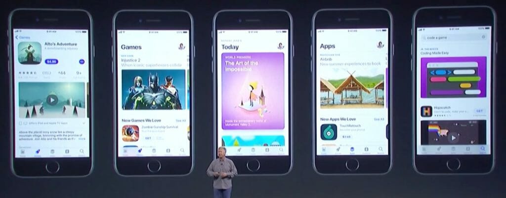 iOS 11 App Store Update
