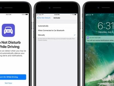 iOS 11 Do Not Disturb While Driving