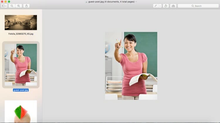 Preview Combine Multiple Images To PDF