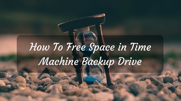 Free Space in Time Machine Backup Drive