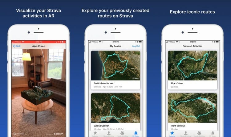 Fitness AR App For iPhone or iPad