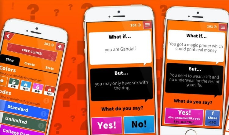 What If iOS Game For Party Nights