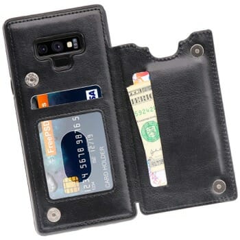 MMHUO Leather Wallet Case For Galaxy Note 9
