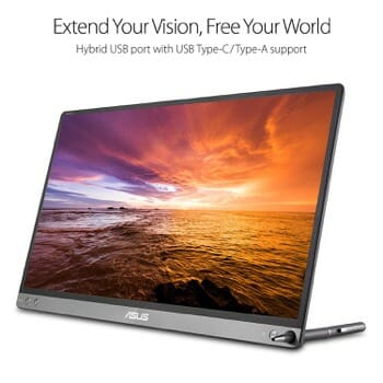 ASUS ZenScreen MB16AC 15.6 inch Full HD Monitor