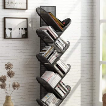 Tree Shaped Side Storage For Home Office Setup