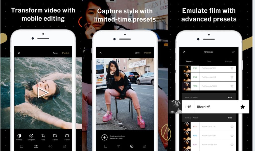 Best Photo Editor Apps for iOS - VSCO App Screenshot