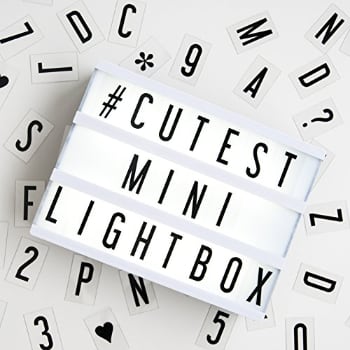 My Cinema Lightbox For Your Valentine