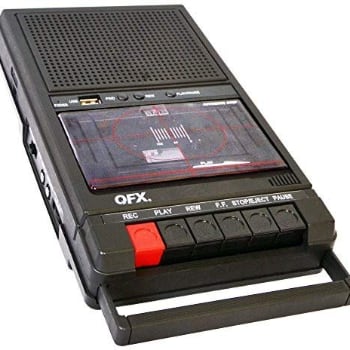 Shoebox Tape Recorder and USB Player