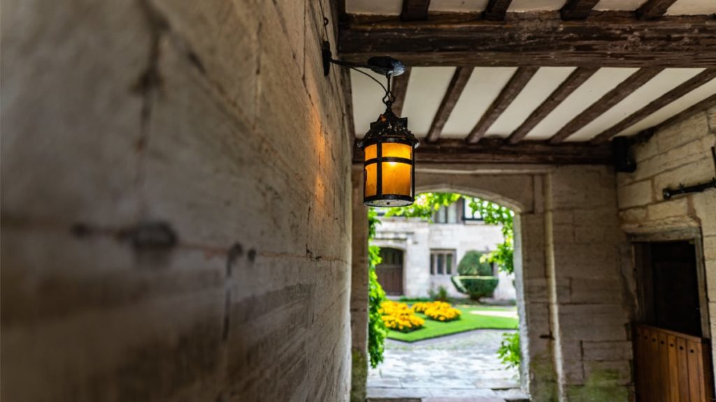 Motion Sensor Lights In The Porch For Additional Security