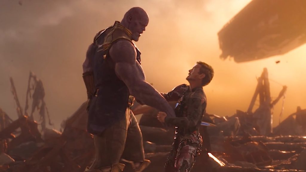 Thanos Iron Man War Scene In Avengers Infinity Wars