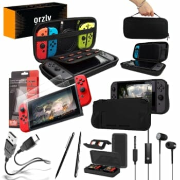 orzly essentials pack for nintendo switch