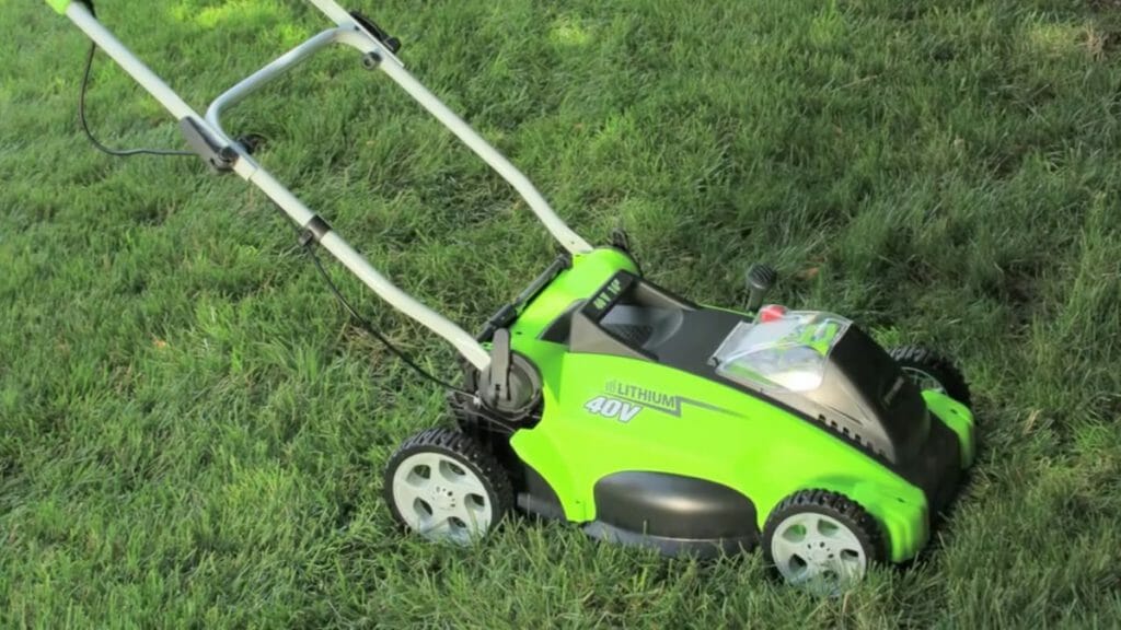 Cordless Lawn Mower For Easy Cutting Of The Grass