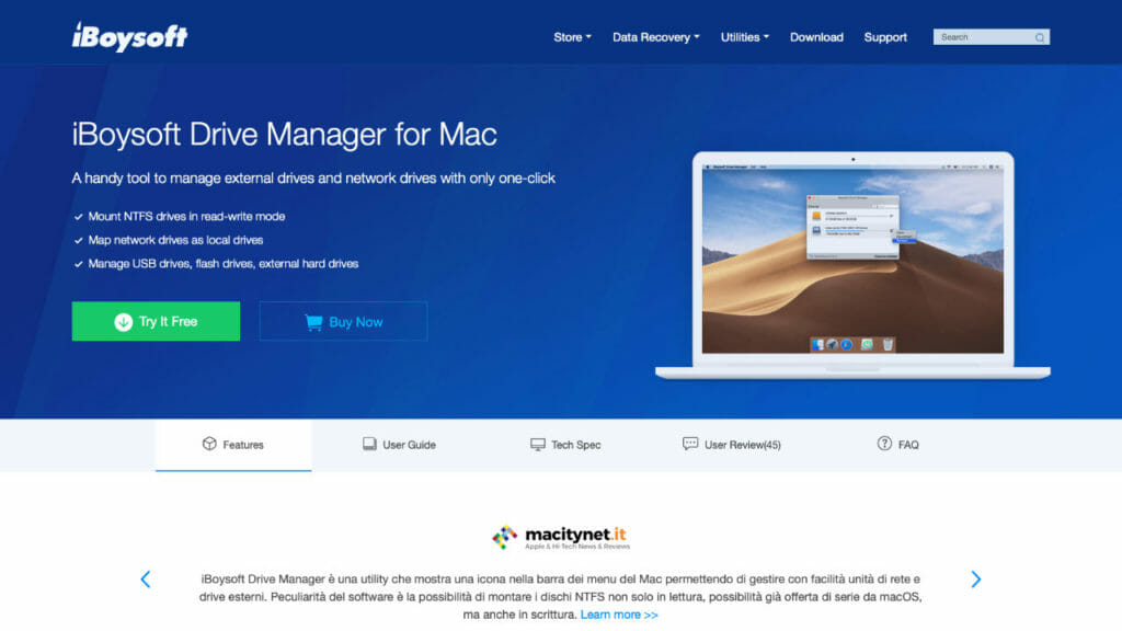 iBoysoft Drive Manager For Mac