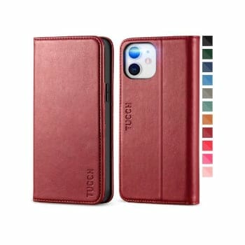 TUCCH Leather Case For iPhone 12
