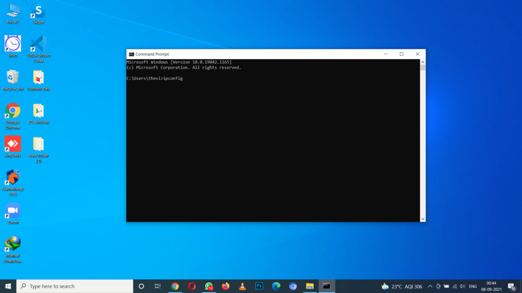 Fix Network Settings Using Command Lines