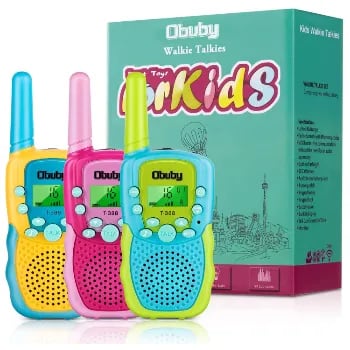 Obuby Kids Walkie Talkie as Tech Gift
